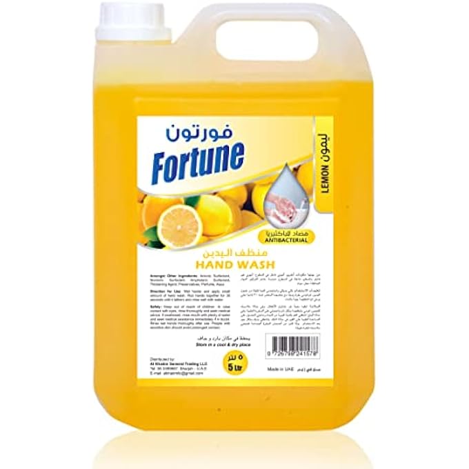 Fortune ANTIBACTERIAL HAND WASH REFILL LEMON 5 LITERS - Image 1
